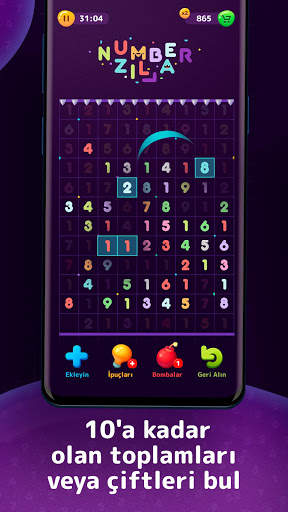 Numberzilla - Bulmaca oyunları screenshot 3