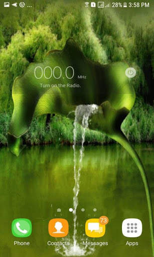 Leaf Fountain Live Wallpaper 3 تصوير الشاشة