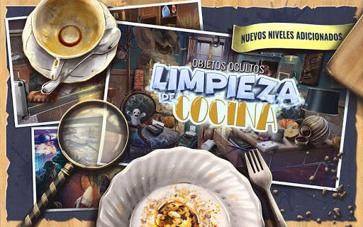 Juegos de objetos ocultos - Limpiar la cocina screenshot 1