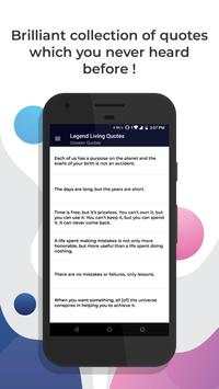 Legend Living Quotes | Best Motivation Quotes ! screenshot 1