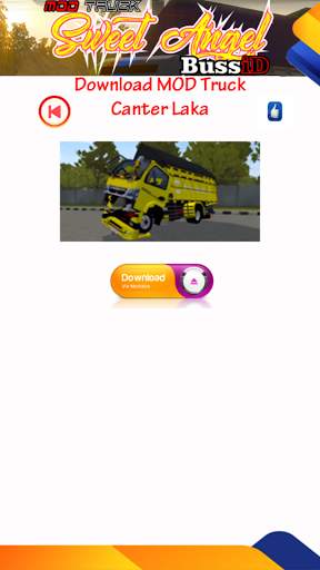 Mod Truck Sweet Angel Bussid screenshot 8