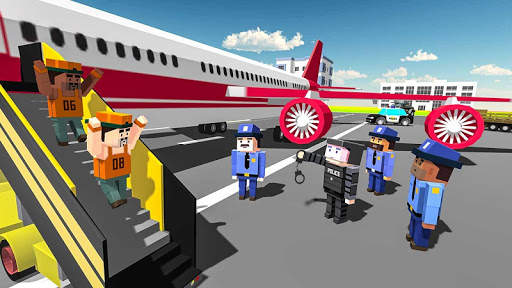 Blocky Vegas Crime Simulator:Prisoner Survival Bus screenshot 1