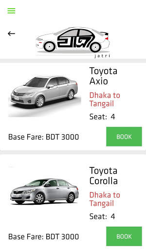 Jatri BD: Online Car Rental screenshot 5