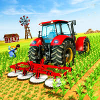 Real Tractor Driving Farming logo