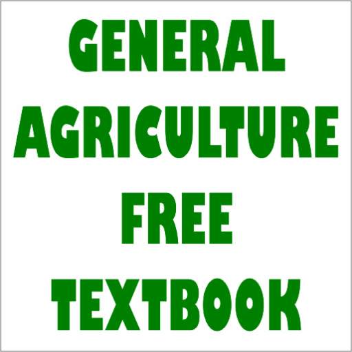 General Agriculture Free textbook 9.8