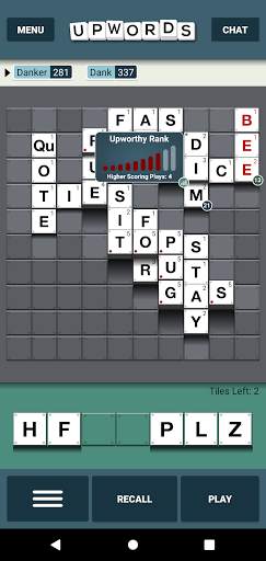 Upwords screenshot 3
