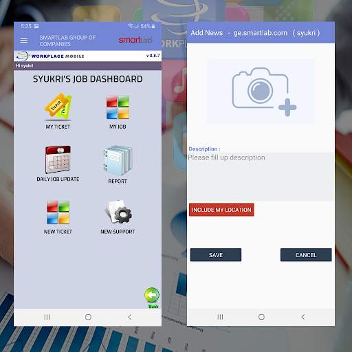 Workplace screenshot 3