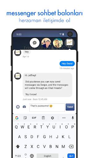 Facebook & Messenger İçin Swipe screenshot 4