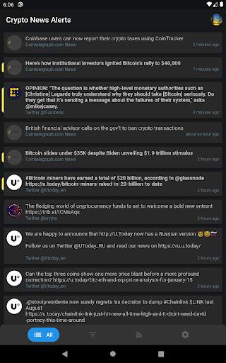 Crypto News Alerts - Track bitcoin news - altcoins screenshot 9