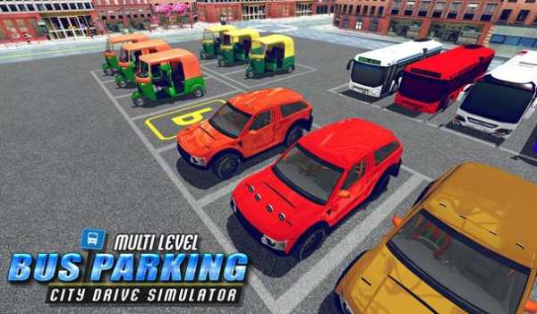 Multi Level Bus Parking City Drive Simulator screenshot 7