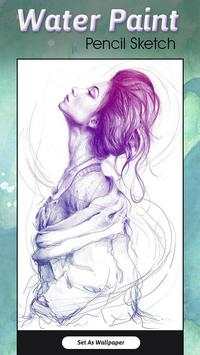 Water Color Paint - Pencil Sketch Art 7 تصوير الشاشة