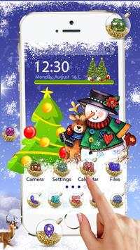 Christmas Snowman Launcher Theme Live Wallpapers screenshot 3