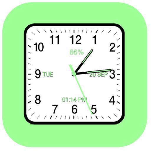 Analog Clock Square 111.4.17