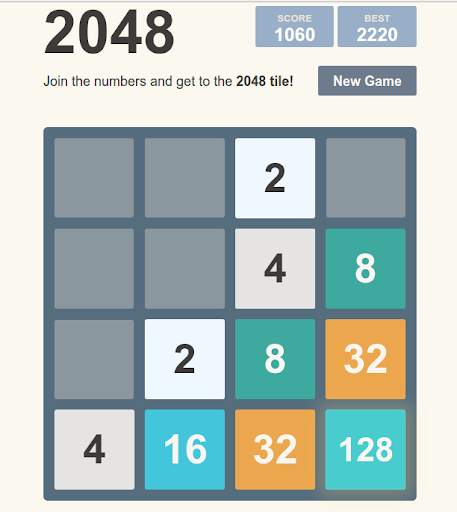 2048 Game screenshot 1
