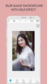 DSLR Camera Blur Image Background Photo Editor screenshot 1
