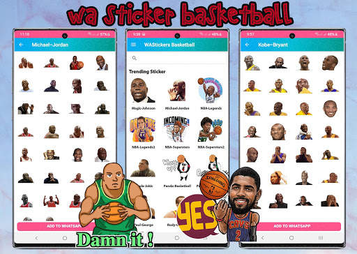 WAStickerApps Basketball WA Sticker Sport Fans 4 تصوير الشاشة