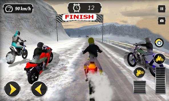 Snow Mountain Bike Racer - Motocross Racing 2020 screenshot 5