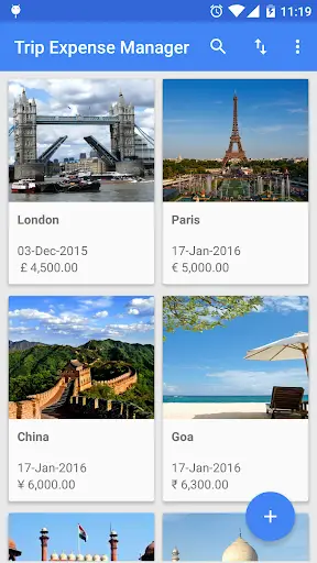 Trip Expense Manager screenshot 1