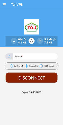 TAJ VPN screenshot 3