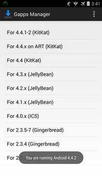 Gapps Manager screenshot 2