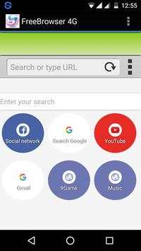 Free Speed Browser 4G screenshot 1