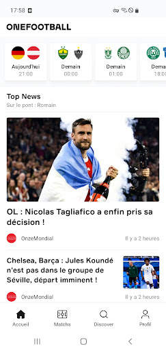 OneFootball -  L’actu du foot screenshot 1