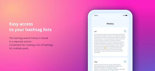 Popular hashtags for profile screenshot 3