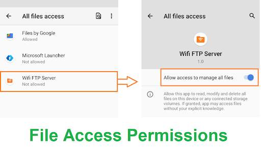Wifi FTP Server screenshot 3