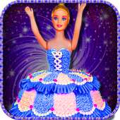Doll Cake Maker Cooking Game logo