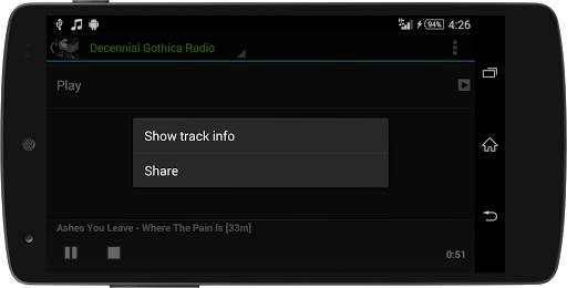 Gothic MUSIC RADIO screenshot 8