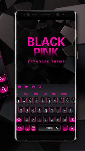 Black Pink Keyboard screenshot 3