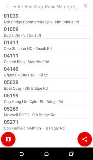 SG Bus Arrival and Information screenshot 6