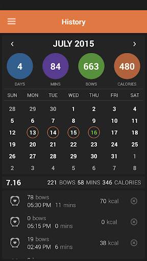 Daily 108 Bows Diet Lite screenshot 5