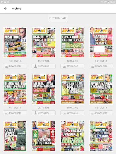 Mwanaspoti Epaper App screenshot 7
