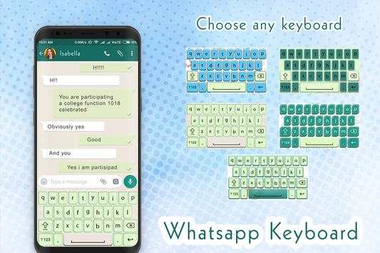 Keyboard theme for Whatsaapp- Design for Whatsaapp screenshot 7