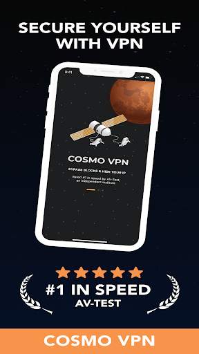 Cosmo VPN - Fast Secure Unlimited VPN WiFi Proxy screenshot 1