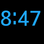 Hideable Clock icon