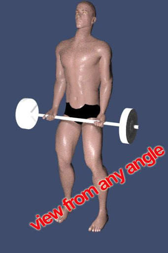 3d bodybuilding workouts - 3d gym game screenshot 3