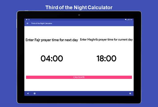 Third of the Night Calculator screenshot 3