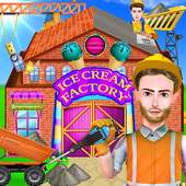 Ice Cream Factory Builder Game logo