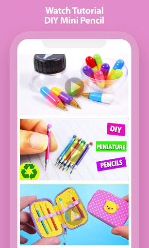 How To Make DIY mini school supplies स्क्रीनशॉट 3