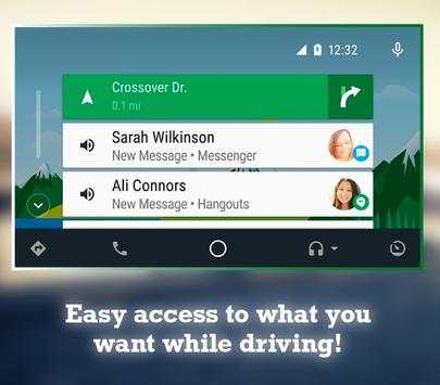 Guide For Android Auto Maps Media Messaging Voice screenshot 3