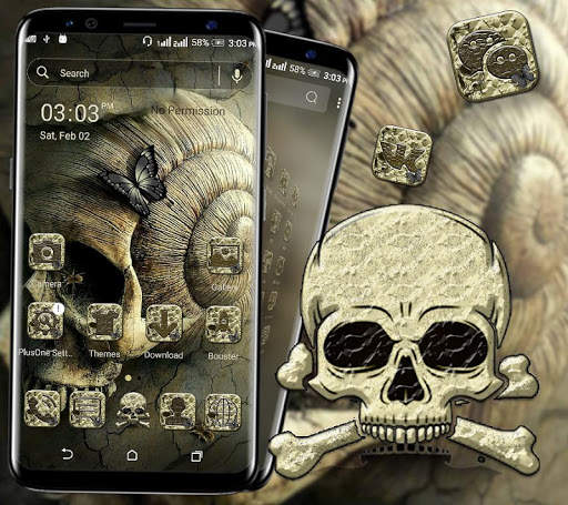 Fantasy Skull Launcher Theme screenshot 3
