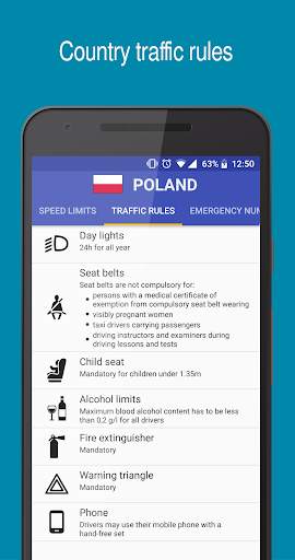 Speed Limits Europe screenshot 5