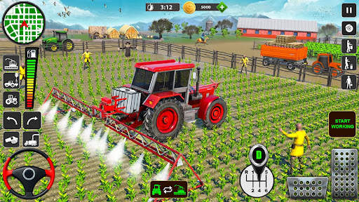Real Tractor Driving Games screenshot 8
