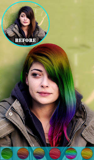 Hair Color Changer Photo Booth screenshot 8