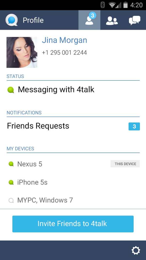 4talk Messenger screenshot 5