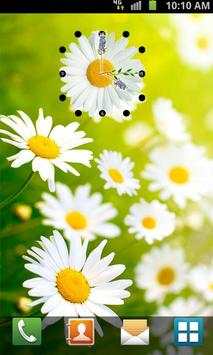 Daisy Clock Live Wallpaper screenshot 5