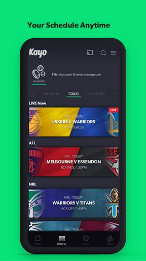 Kayo Sports - for Android TV screenshot 6