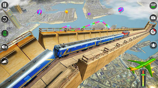 Mega Ramp Train Stunt Game screenshot 3